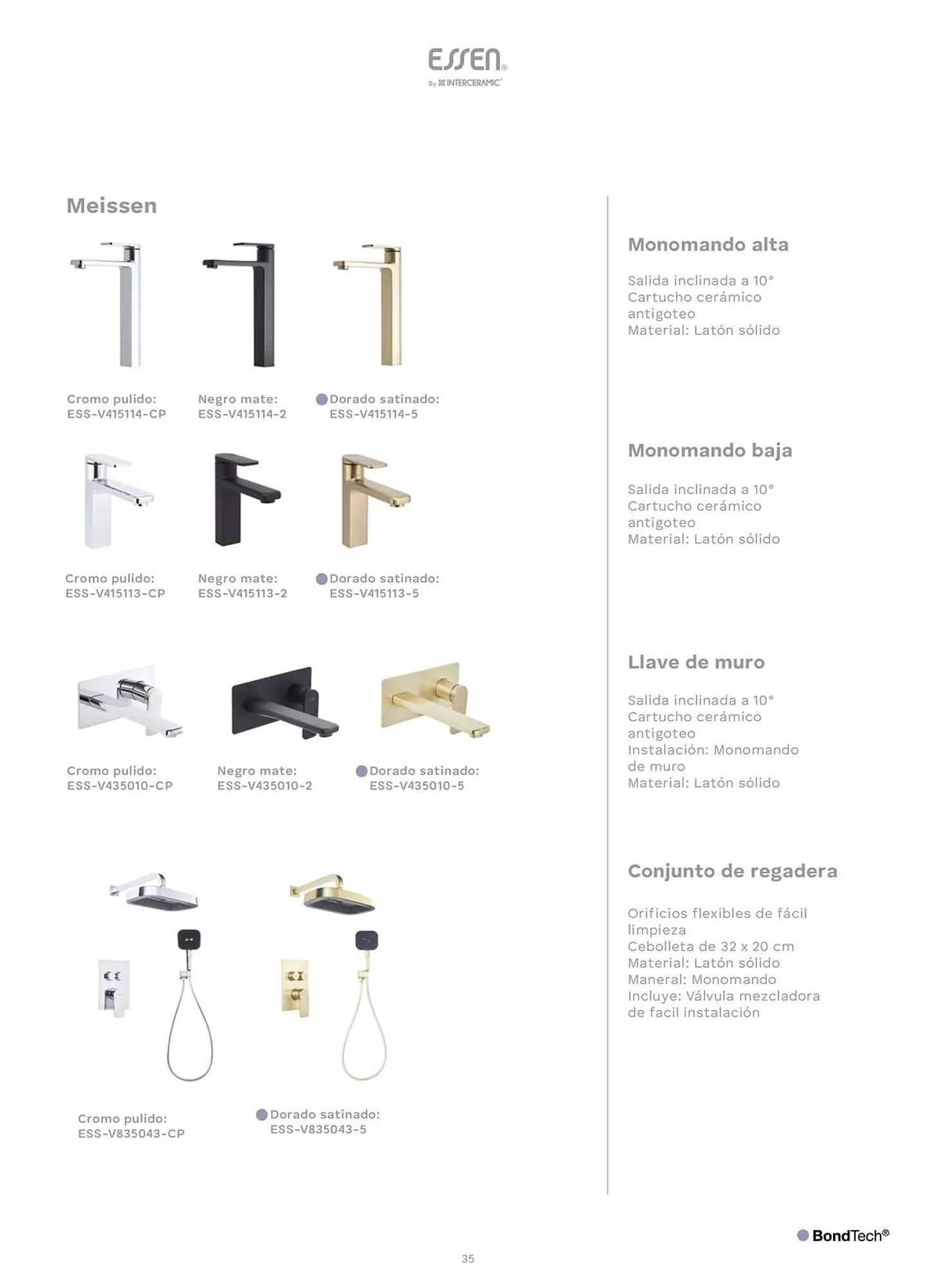 Catálogo de Catálogo Interceramic 3 de octubre al 3 de octubre 2026 - Pagina 35