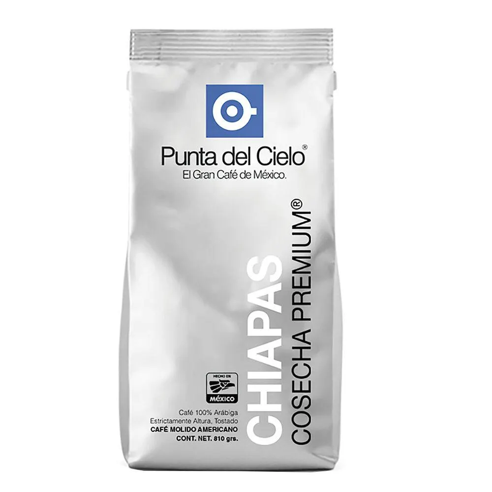 Café Tostado Molido Punta Del Cielo 810 g