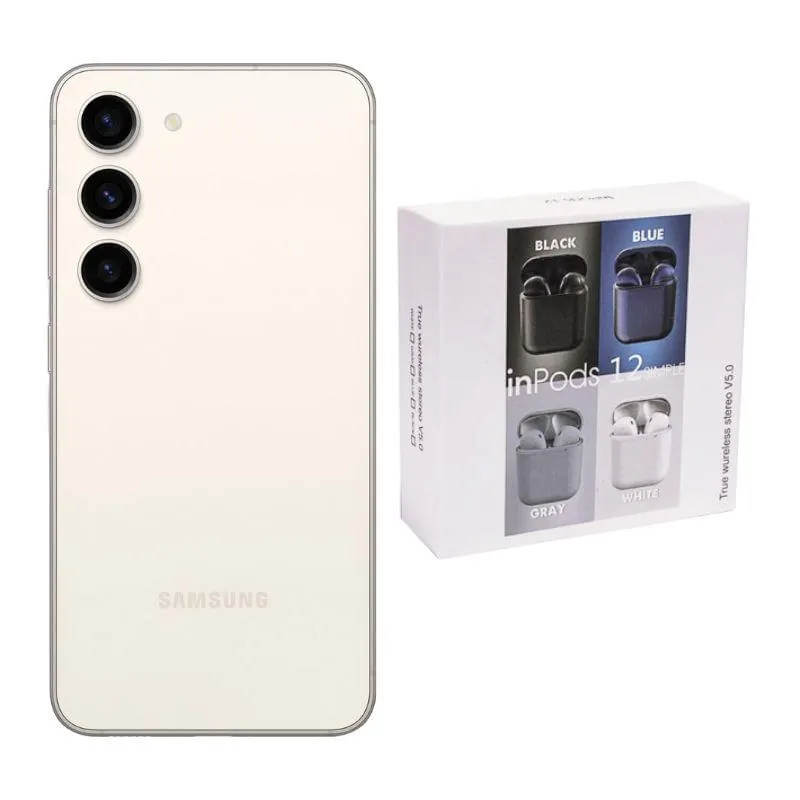 Galaxy S23 Reacondicionado + Audífonos Genéricos