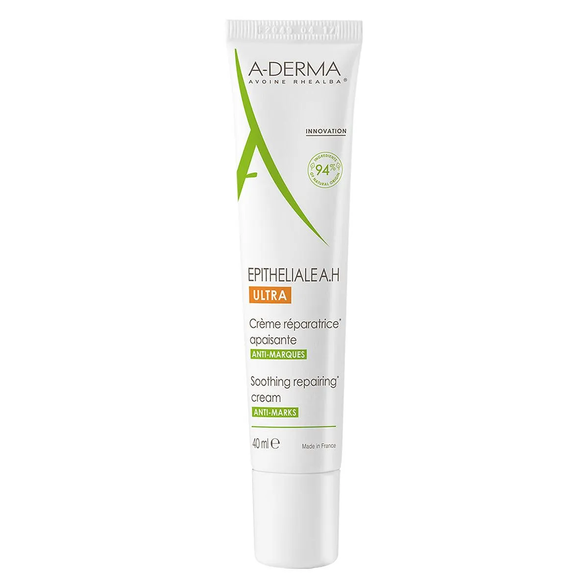 Aderma Epitheliale A.H ultra, crema reparadora calmante 40ml.
