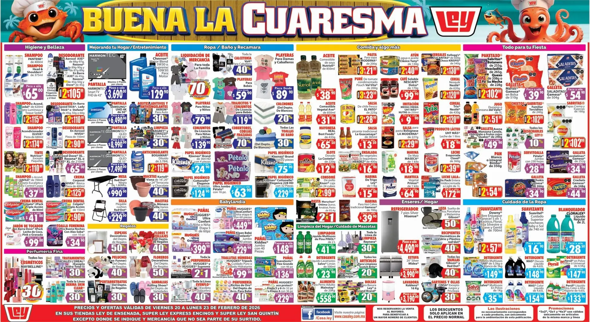 Catálogo de Folleto Casa Ley 20 de febrero al 23 de febrero 2026 - Pagina 2