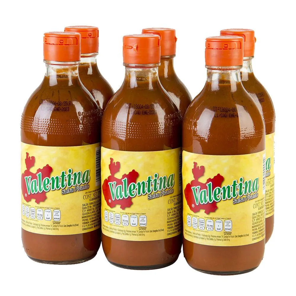 Salsa Roja Valentina 6/370 ml