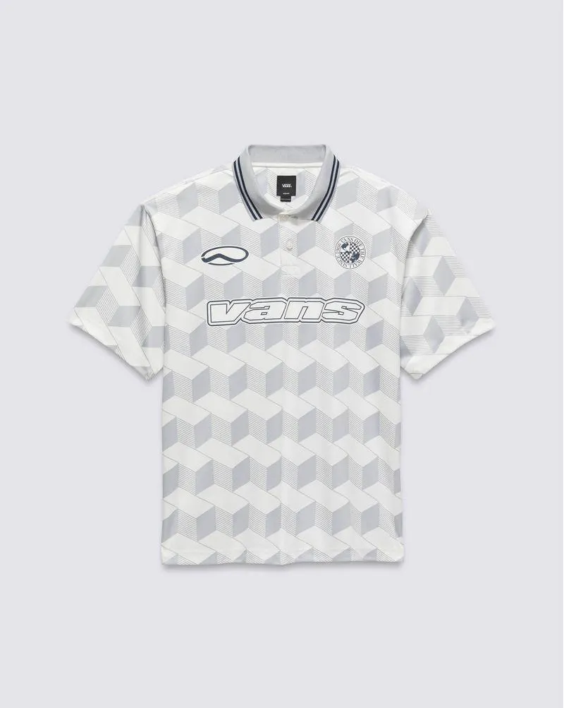 Playera polo Rigsby Soccer para niños Blanco EFS8