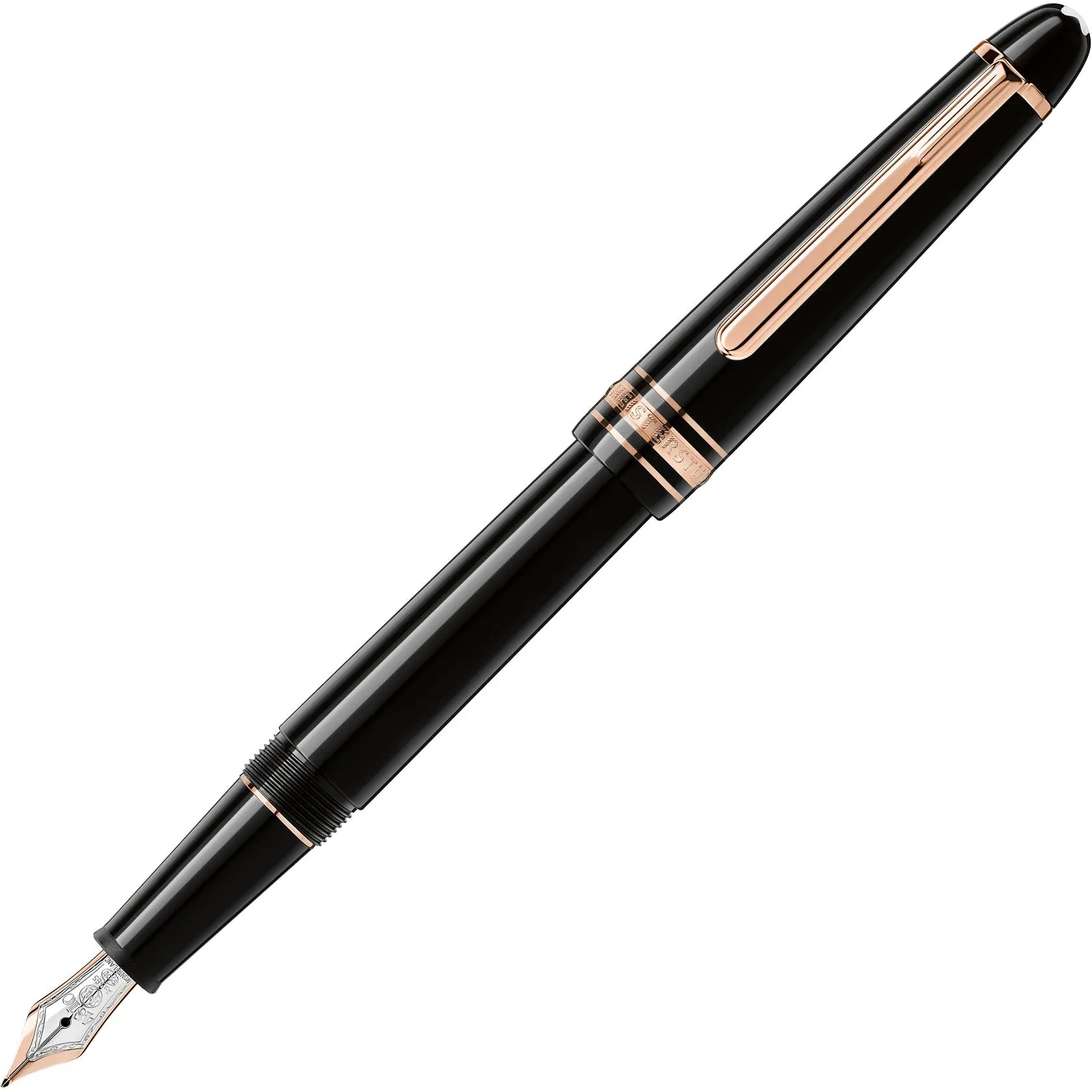 Pluma Fuente Montblanc Meisterstück Classique Dorado Rosa