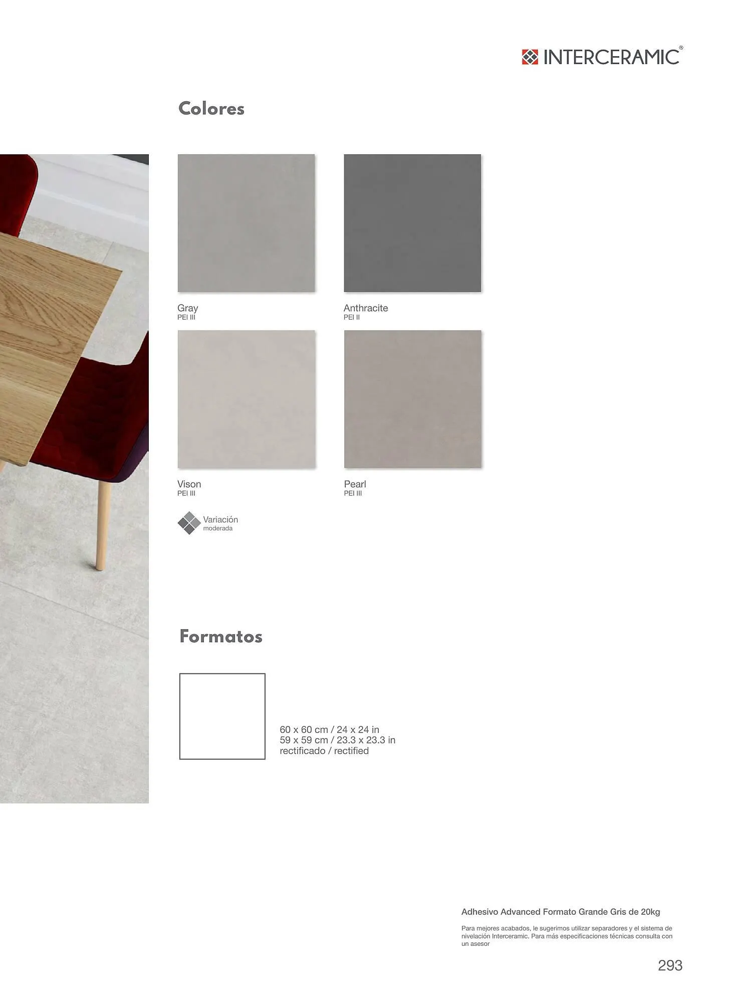 Catálogo de Catálogo Interceramic 12 de marzo al 31 de diciembre 2024 - Pagina 293