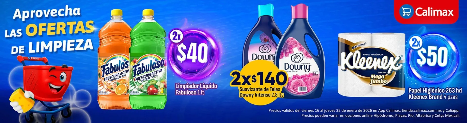 Catálogo de Folleto Calimax 19 de enero al 22 de enero 2026 - Pagina 1