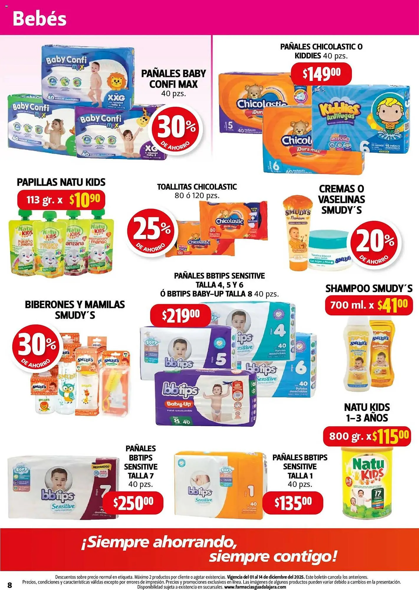 Catálogo de Folleto Farmacias Guadalajara 1 de diciembre al 14 de diciembre 2025 - Pagina 8