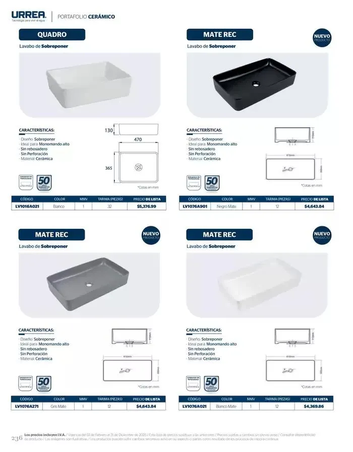 Catálogo de Catálogo Residencial 2025 28 de febrero al 28 de febrero 2026 - Pagina 242