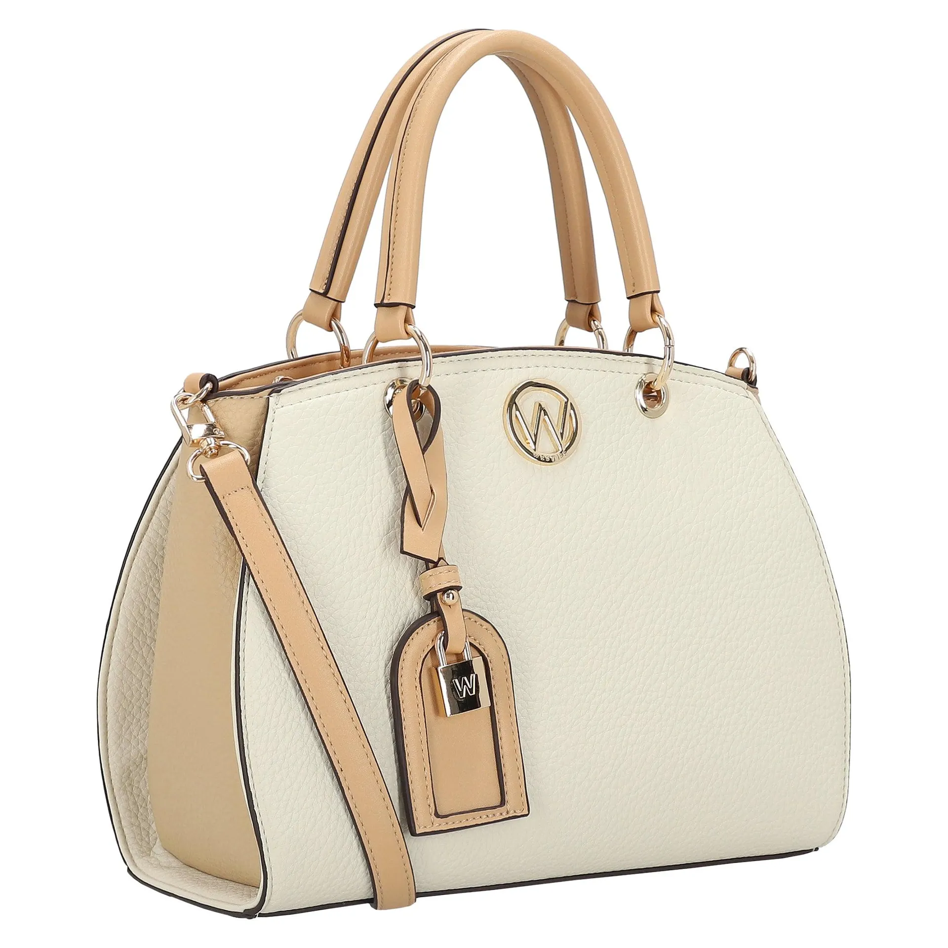 Bolsa De Mano Tantor Ritacuba Sintetico Marfil Multicolor Westies