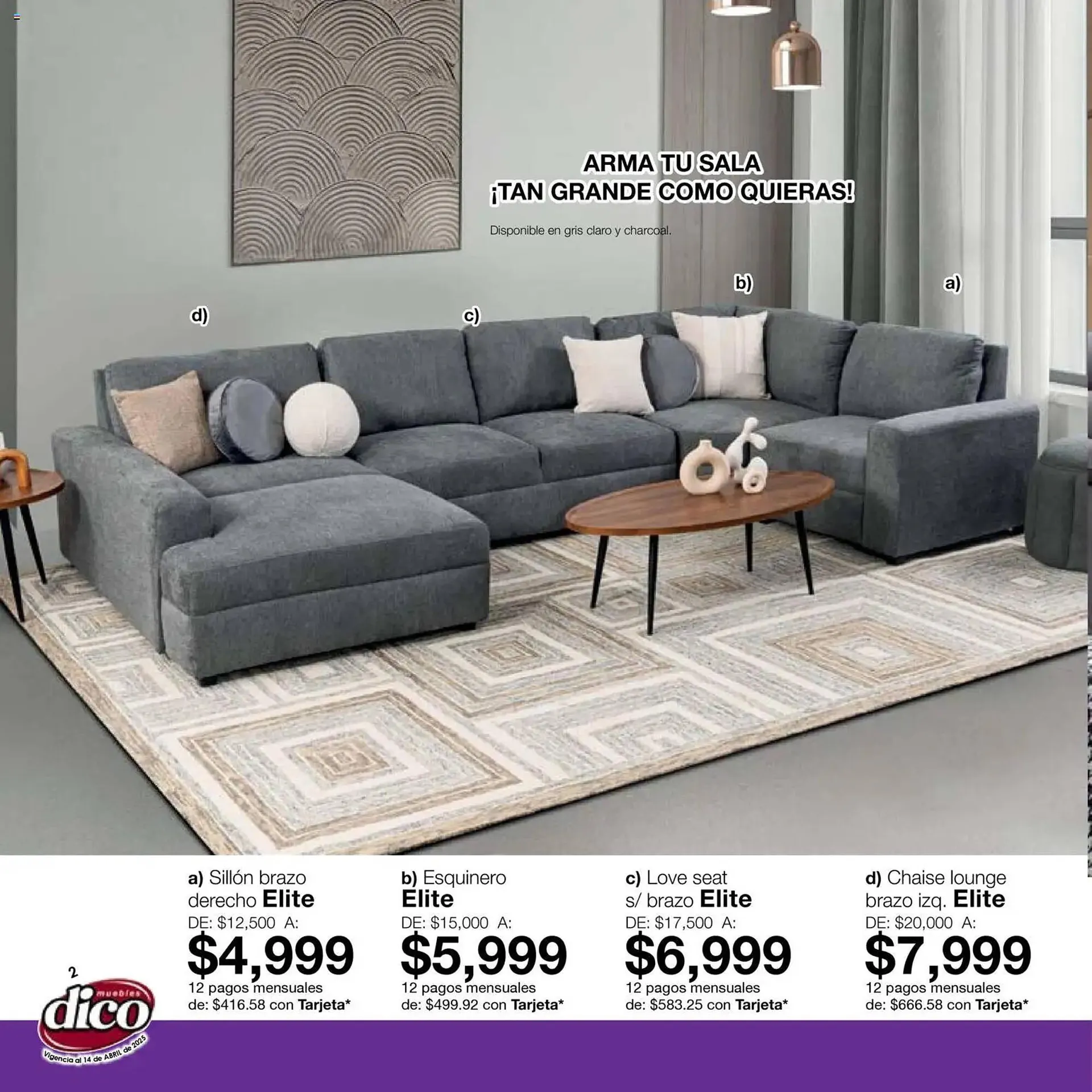Catálogo de Catálogo Muebles Dico 15 de abril al 30 de abril 2026 - Pagina 2