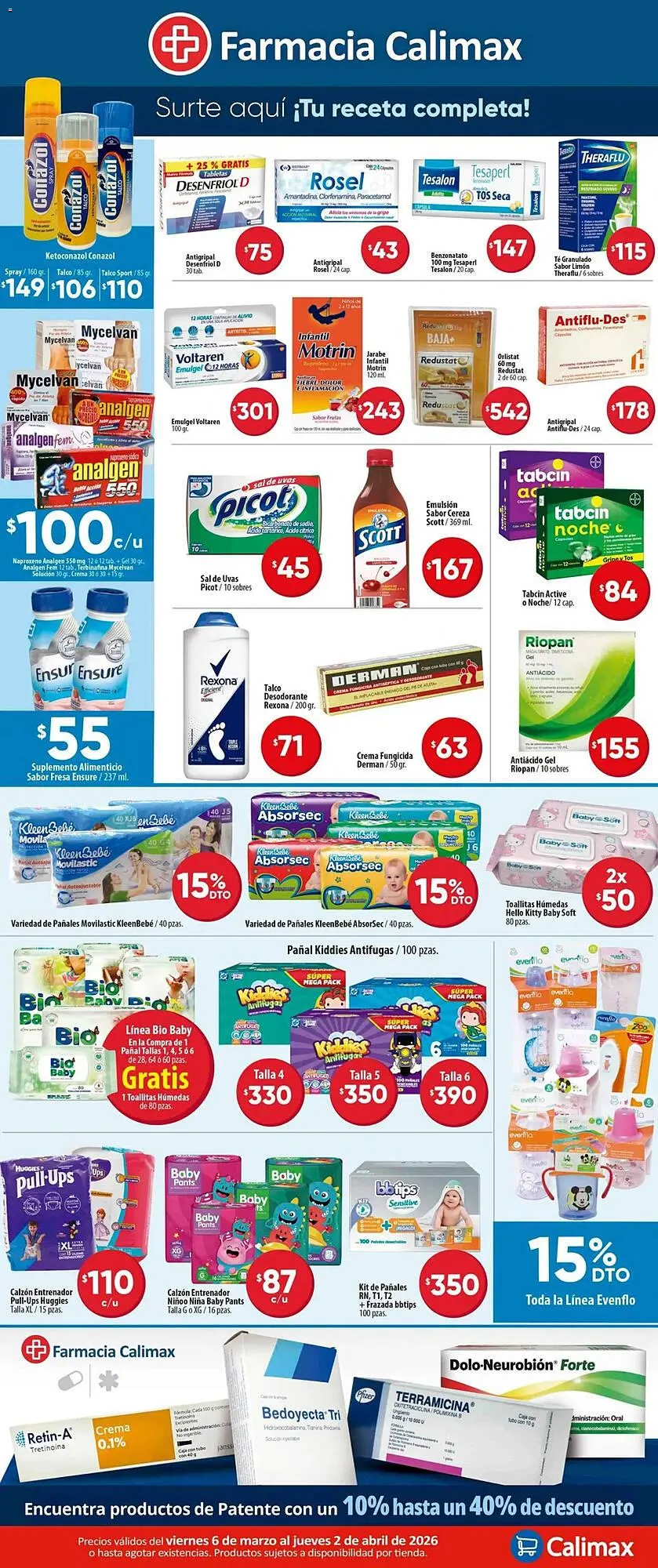 Catálogo de Folleto Calimax 6 de marzo al 3 de abril 2026 - Pagina 2