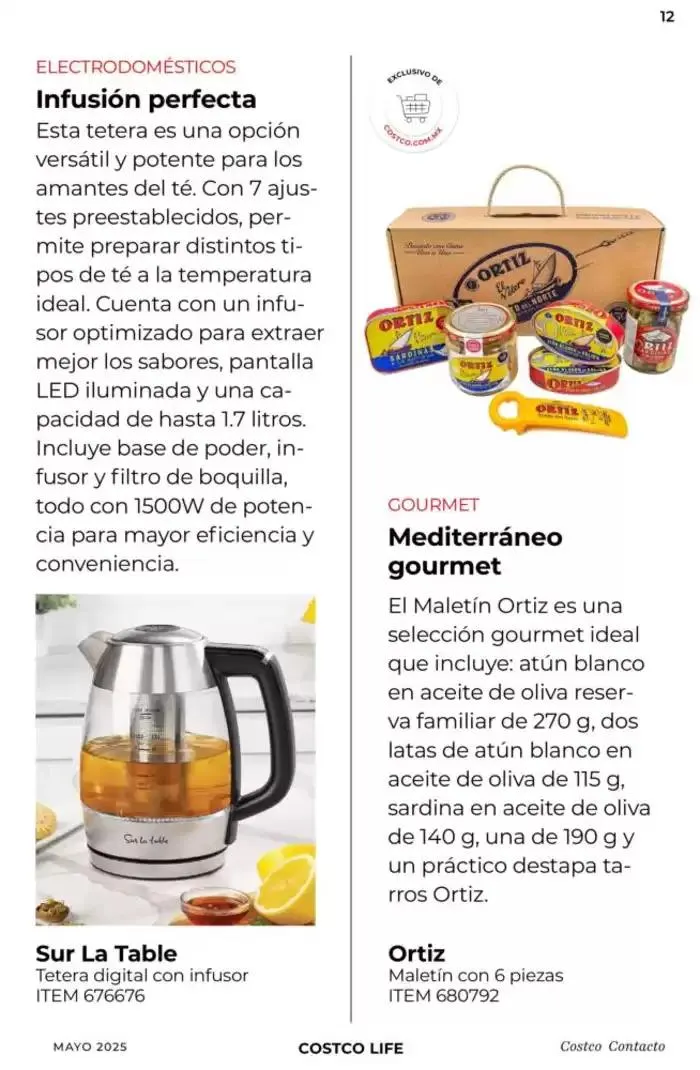 Catálogo de Catálogo Costco 1 de mayo al 31 de mayo 2025 - Pagina 12