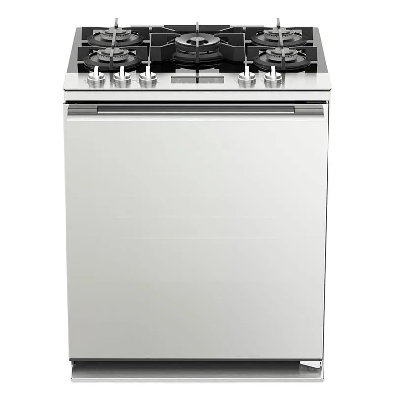 Estufa de Gas Side Door Al Piso 30" con 5 quemadores Gris Whirlpool
