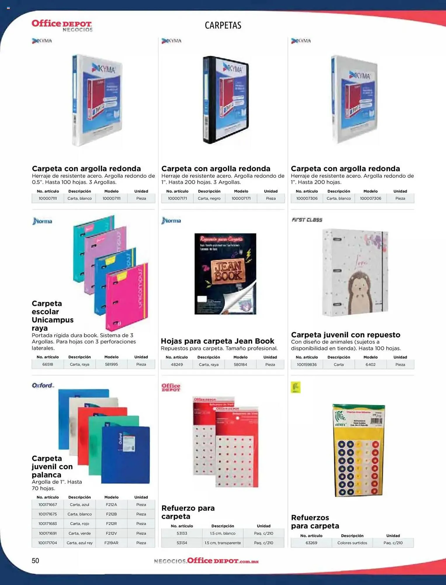 Catálogo de Catálogo Office Depot 9 de enero al 31 de diciembre 2025 - Pagina 52