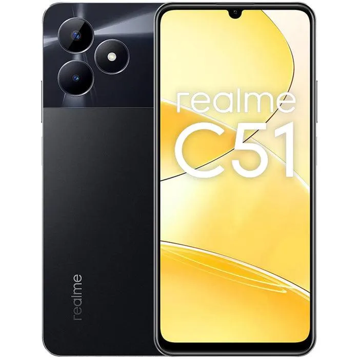 Celular REALME C51 4GB 128GB LCD 6.74" 50MP 5MP Negro