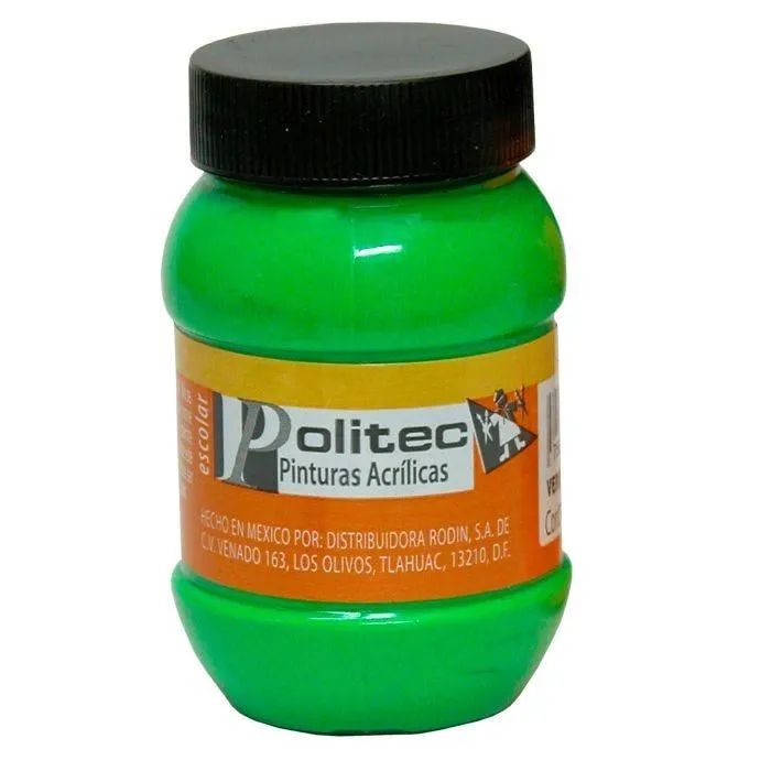 Pintura Acrílica Politec 100 ml. Fluorescentes