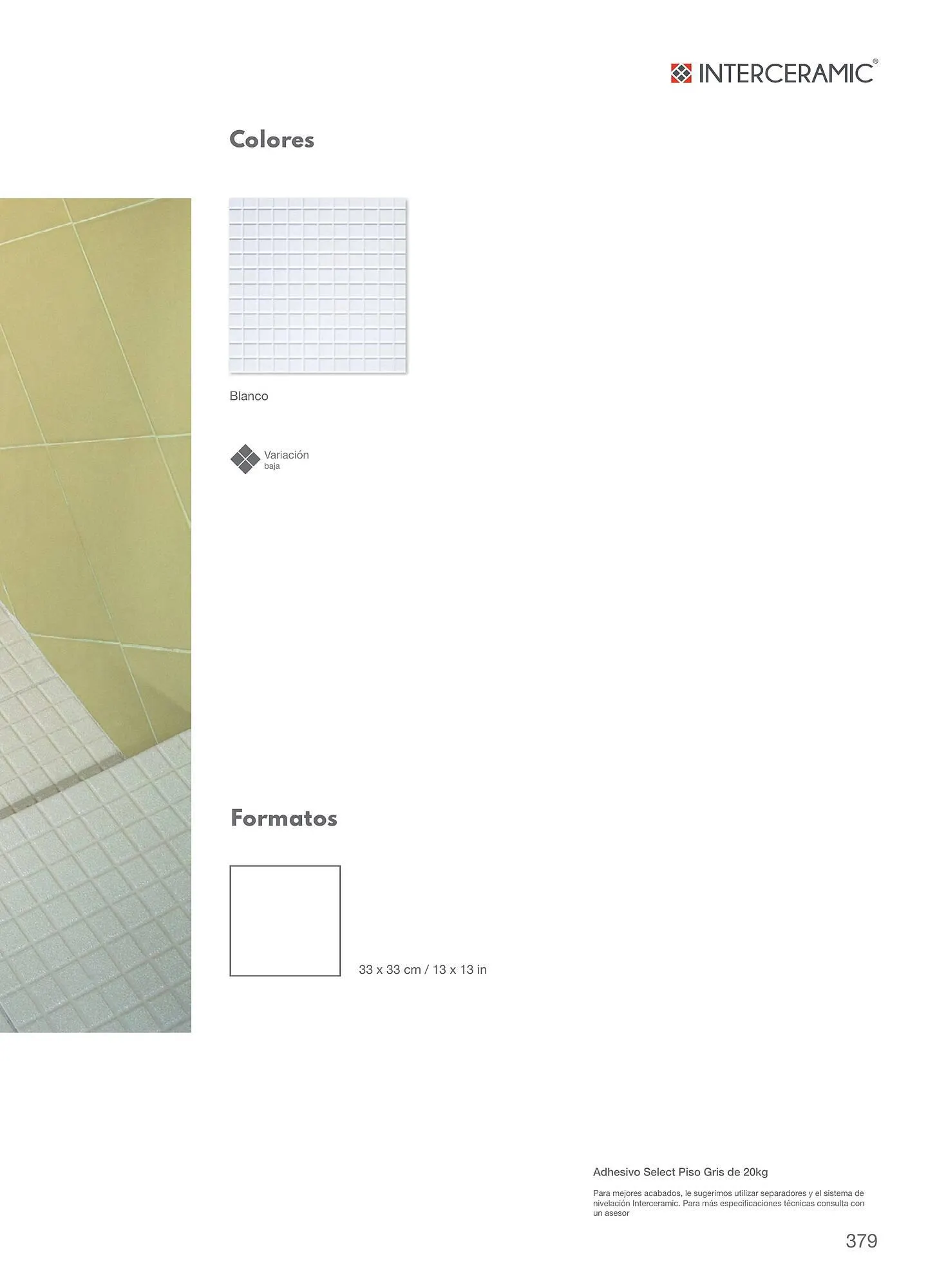 Catálogo de Catálogo Interceramic 12 de marzo al 31 de diciembre 2024 - Pagina 379