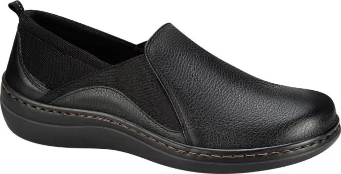 mocasín choclo de piel con elástico