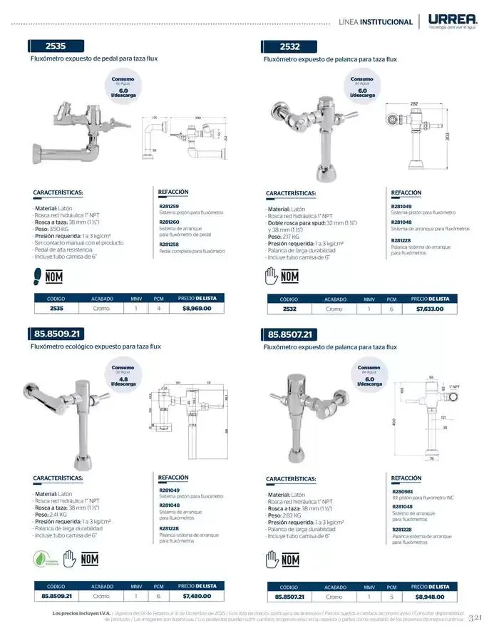 Catálogo de Catálogo Residencial 2025 28 de febrero al 28 de febrero 2026 - Pagina 327