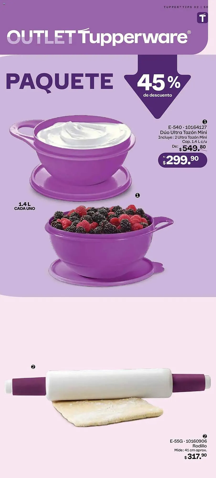 Catálogo de Catálogo Tupperware 27 de enero al 23 de febrero 2025 - Pagina 50