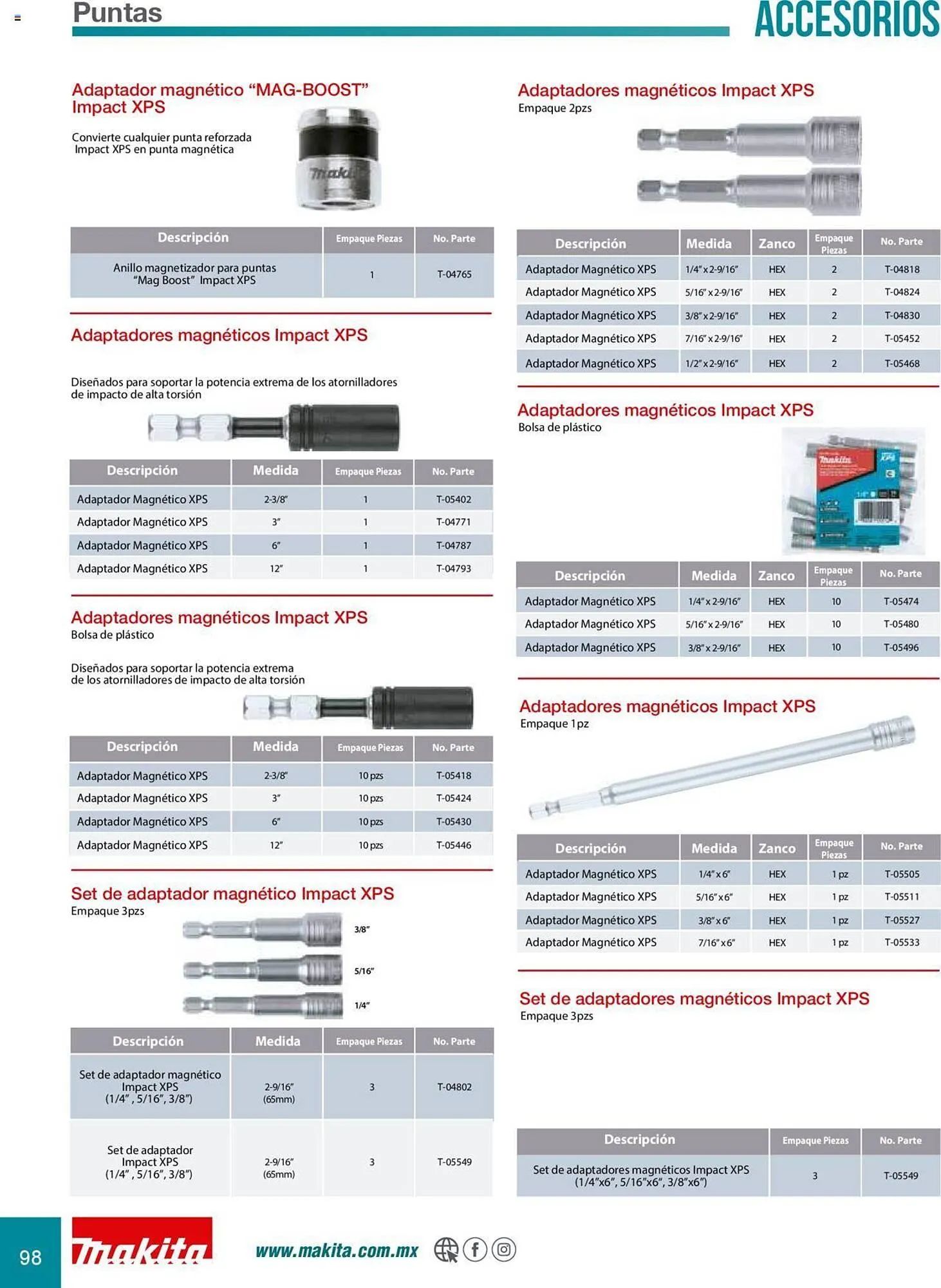 Catálogo de Catálogo Makita 8 de julio al 31 de diciembre 2025 - Pagina 98