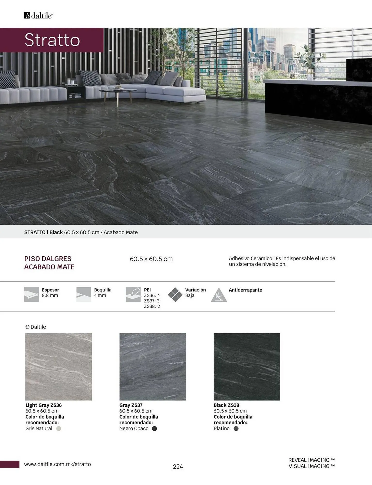 Catálogo de Catálogo Daltile 1 de enero al 31 de diciembre 2024 - Pagina 224