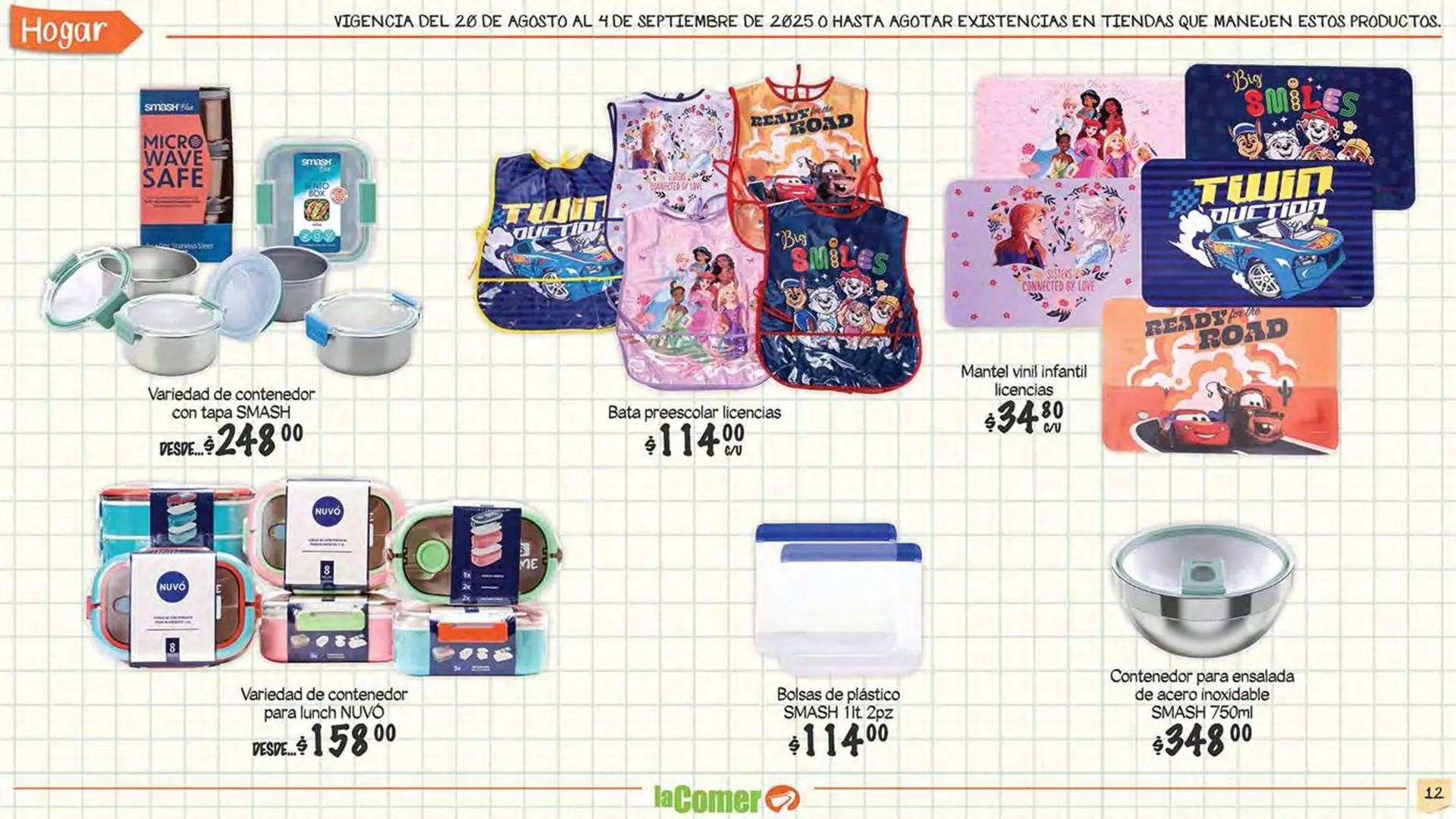 Catálogo de Catálogo La Comer 20 de agosto al 4 de septiembre 2025 - Pagina 12