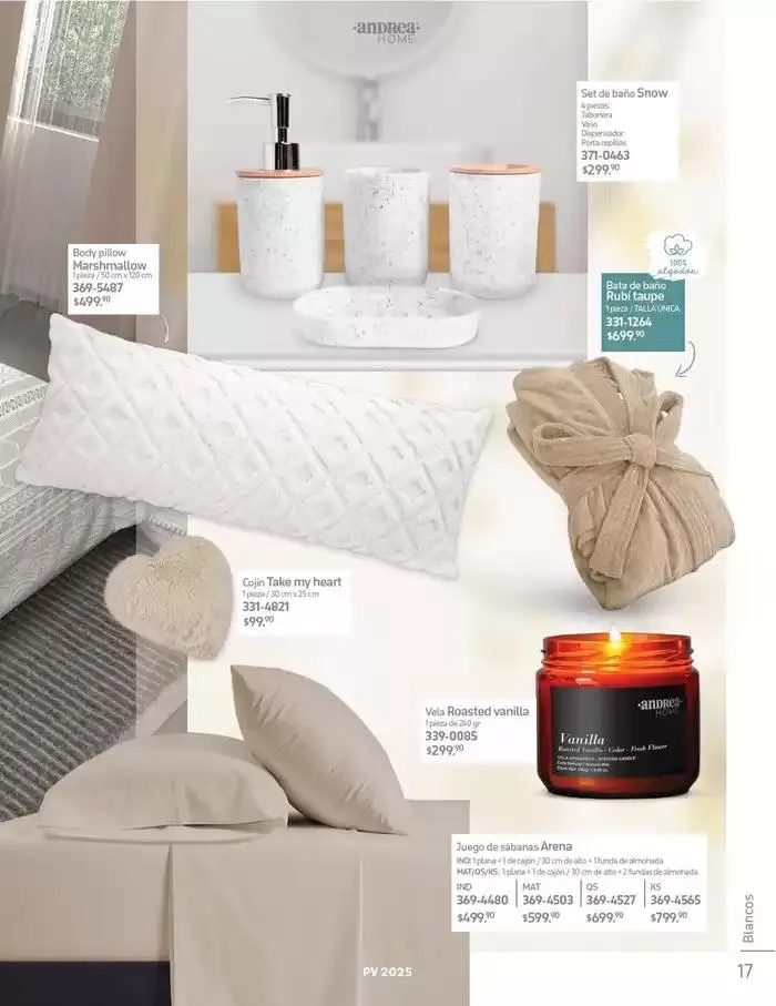 Catálogo de ANDREA | ANDREA HOME 26 de enero al 24 de mayo 2025 - Pagina 17