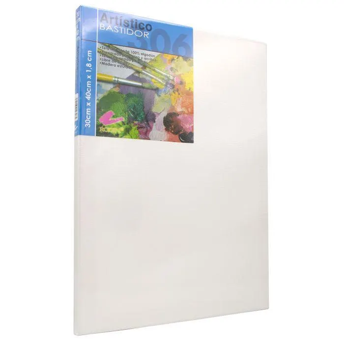 BASTIDOR TELA ECONOMICO RODIN 12266 30 X 40 X 1.8 CM