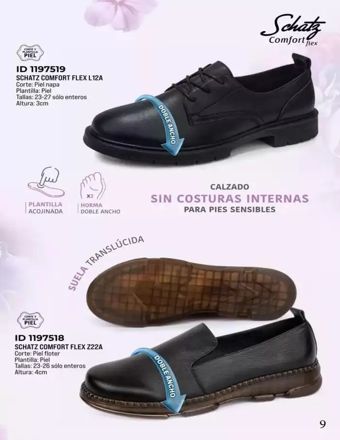 Catálogo de COMODIDAD EN PIEL | ACO | 2025 | 1E 1 de abril al 30 de junio 2025 - Pagina 9