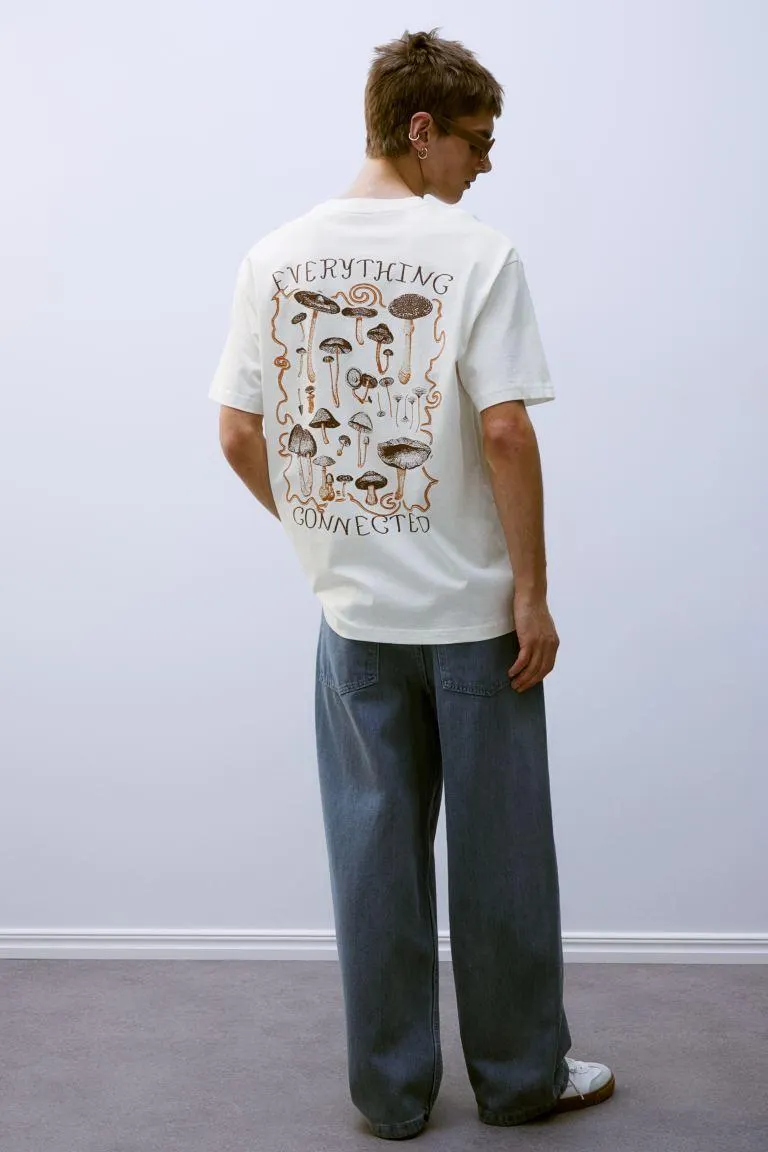 Tricou cu imprimeu Loose Fit