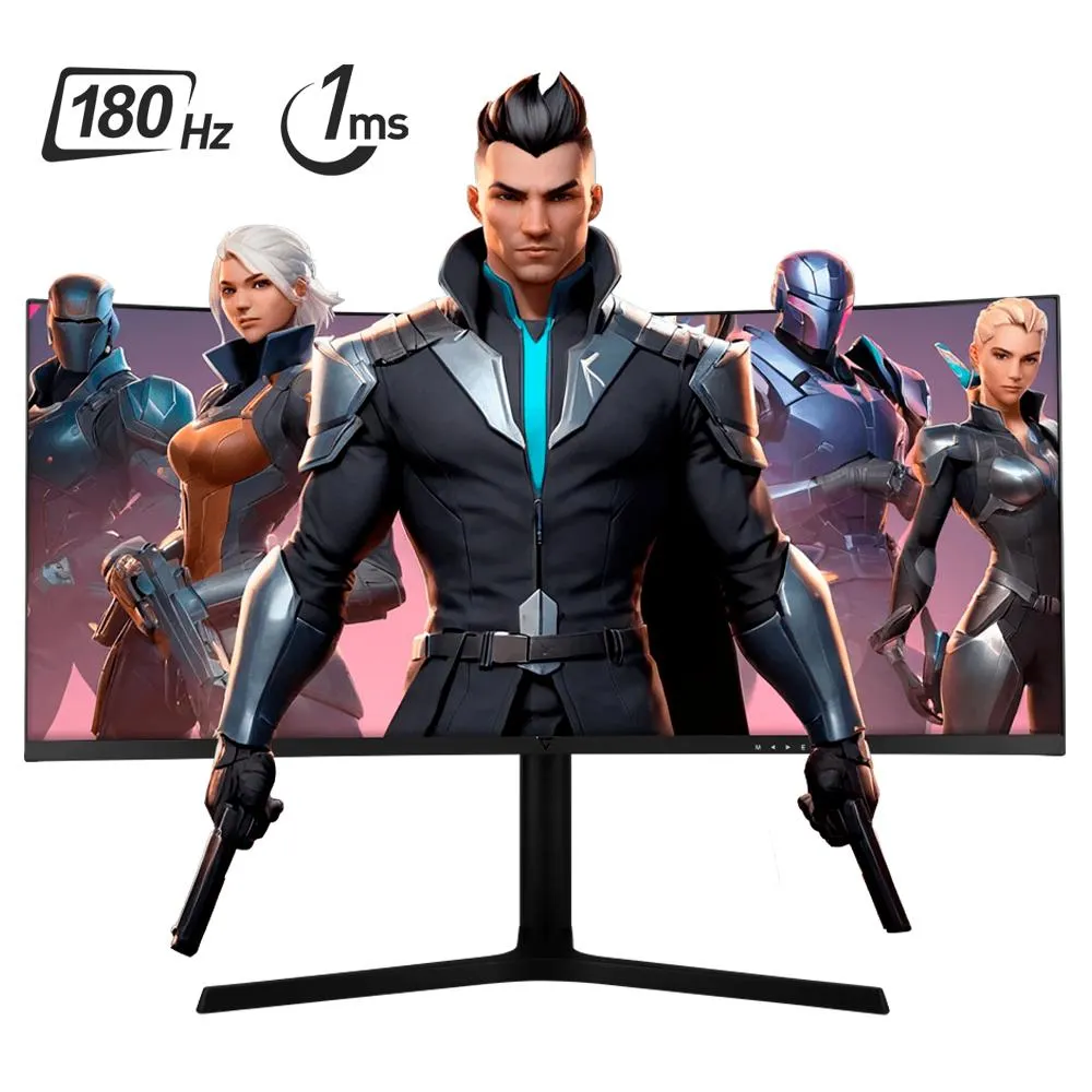 Monitor Gamer Game Factor MG802 / LED / 34” / 3440x1440 Ultra WQHD / Curvo / 180Hz / 1ms / Freesync / Low Blue Light / MG802