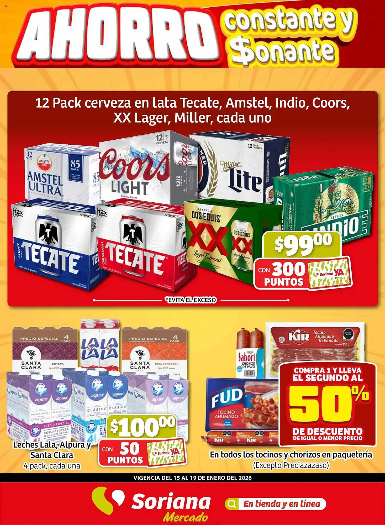 Catálogo de Folleto Soriana Mercado 15 de enero al 20 de enero 2026 - Pagina 1