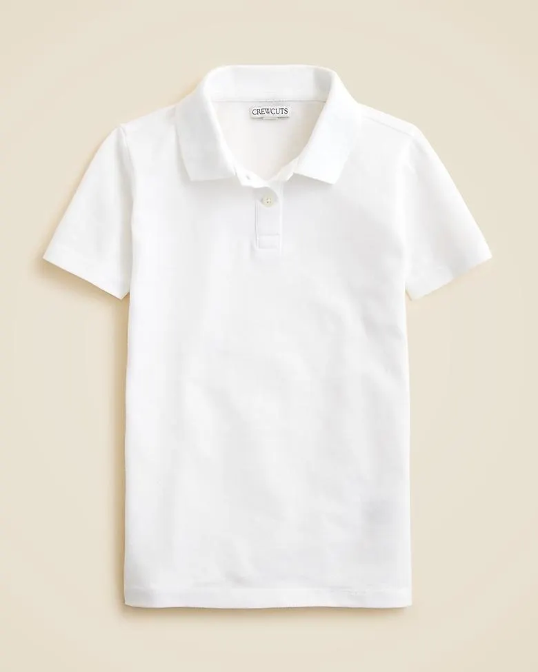 Kids' uniform piqué polo shirt