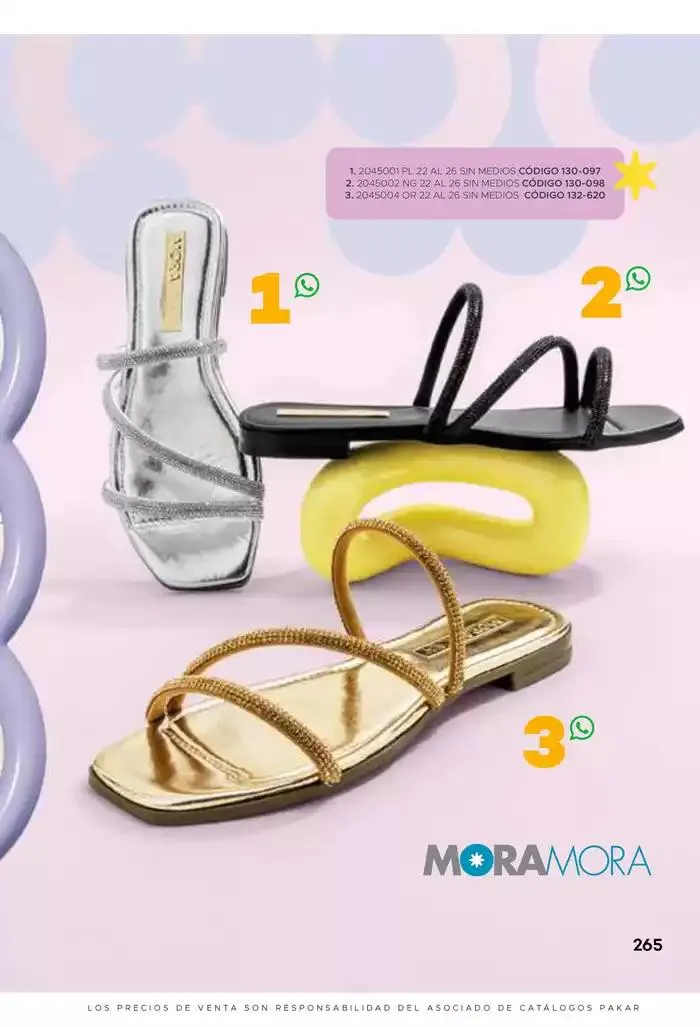 Catálogo de Pakar Sandalia 31 de enero al 31 de mayo 2025 - Pagina 265