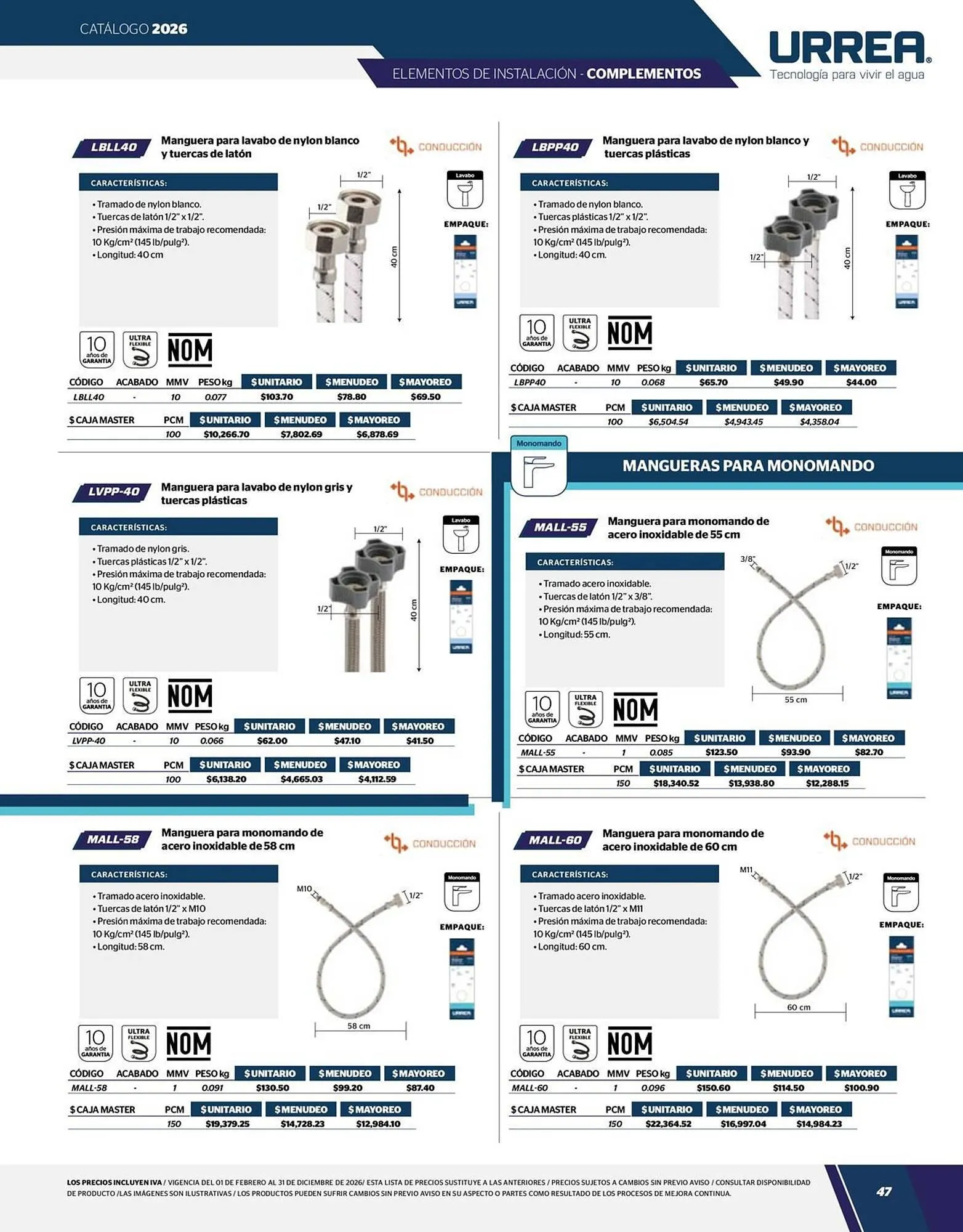 Catálogo de Catálogo Urrea 24 de abril al 31 de diciembre 2026 - Pagina 49