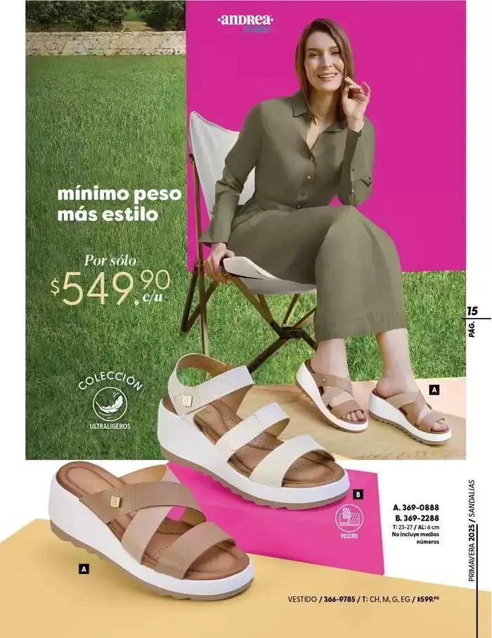 Catálogo de ANDREA | CALZADO CONFORT 26 de enero al 24 de mayo 2025 - Pagina 15
