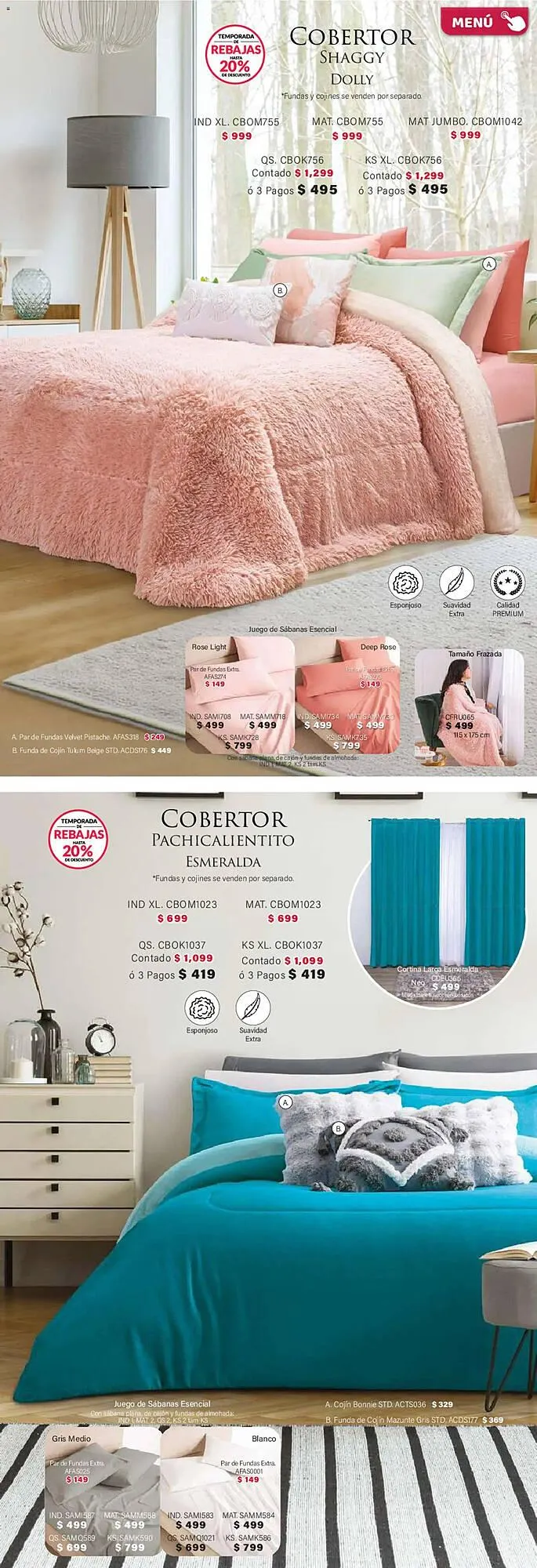 Catálogo de Catálogo Colchas Concord 1 de febrero al 2 de mayo 2026 - Pagina 144