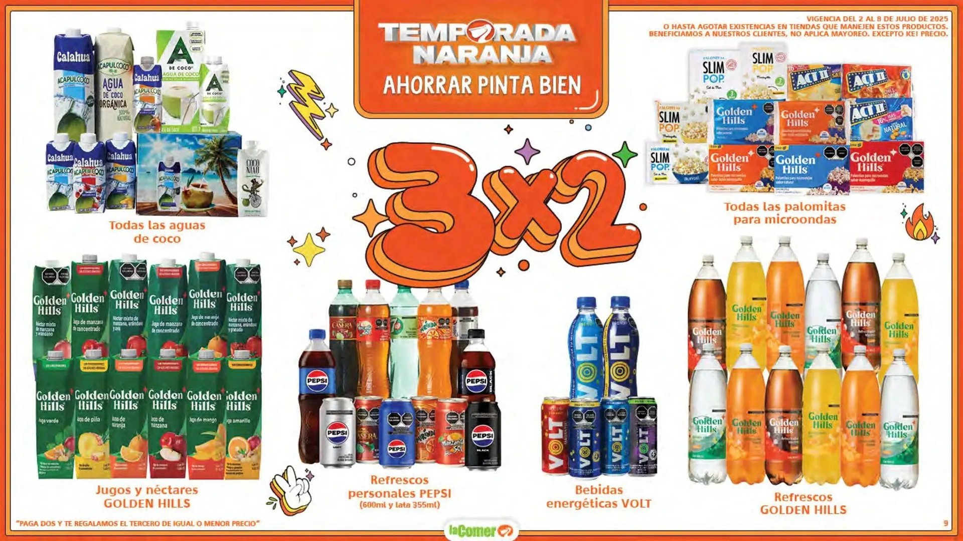 Catálogo de Catálogo La Comer 2 de julio al 8 de julio 2025 - Pagina 9