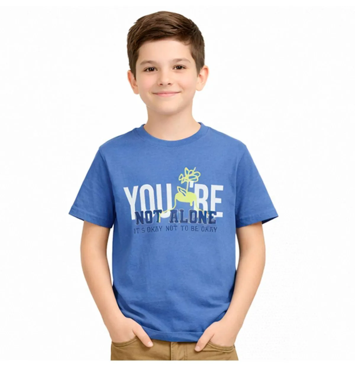 Playera Estivaneli Estampada Para Niños IXCB-37047