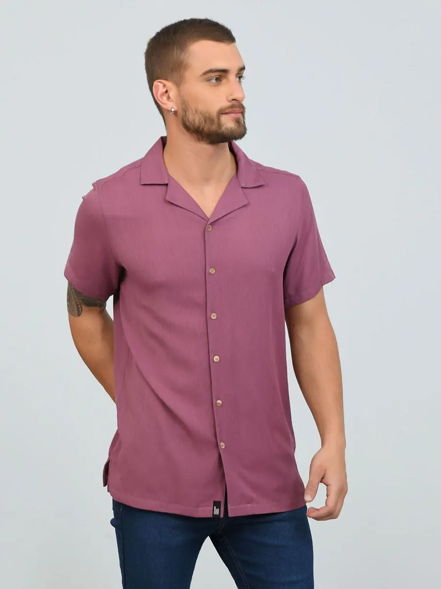 Camisa Tela Ligera Con Textura