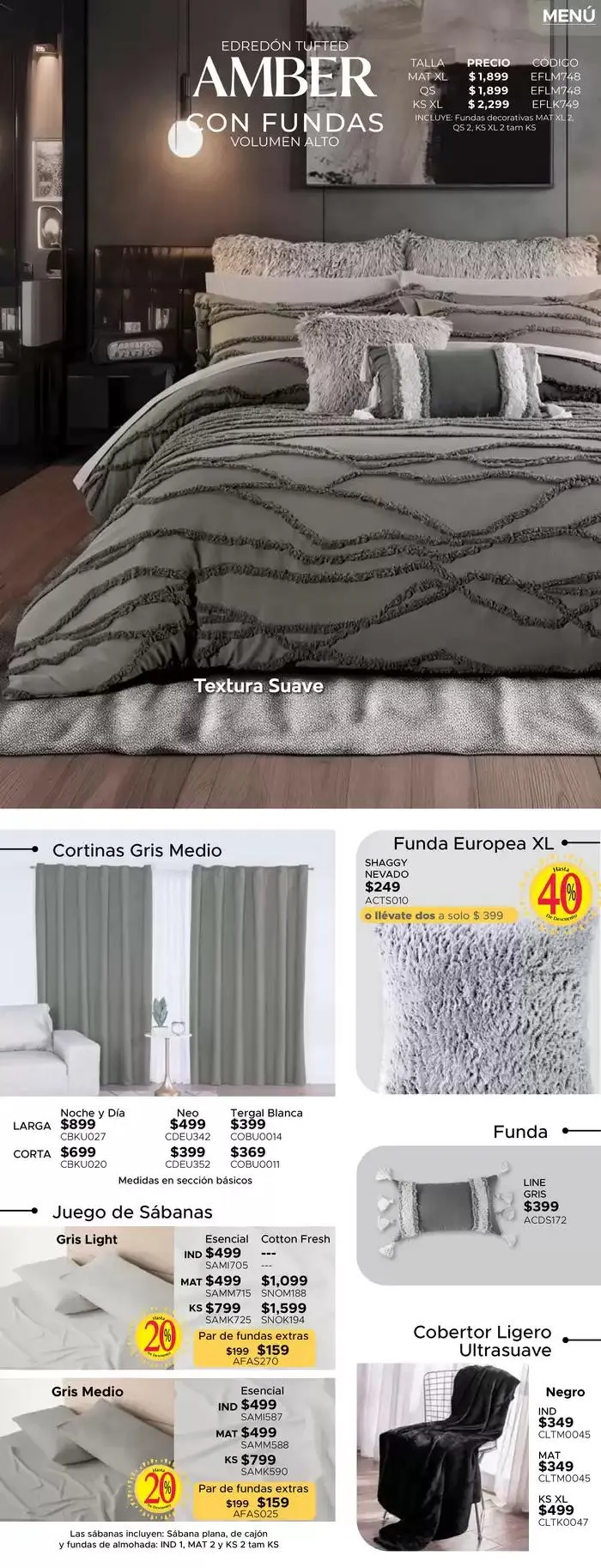 Catálogo de Ofertas Colchas Concord 4 de marzo al 31 de marzo 2025 - Pagina 18