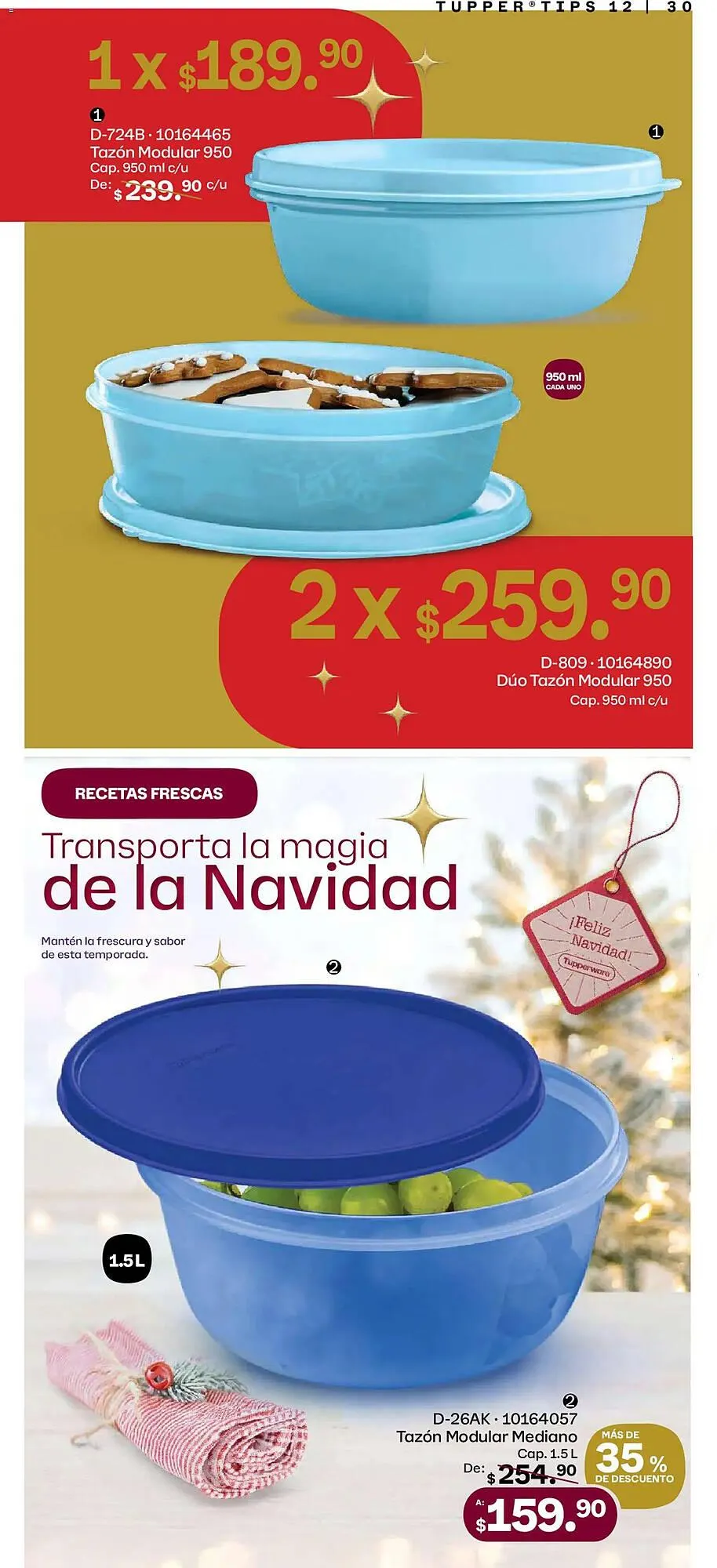 Catálogo de Catálogo Tupperware 3 de noviembre al 1 de diciembre 2025 - Pagina 30