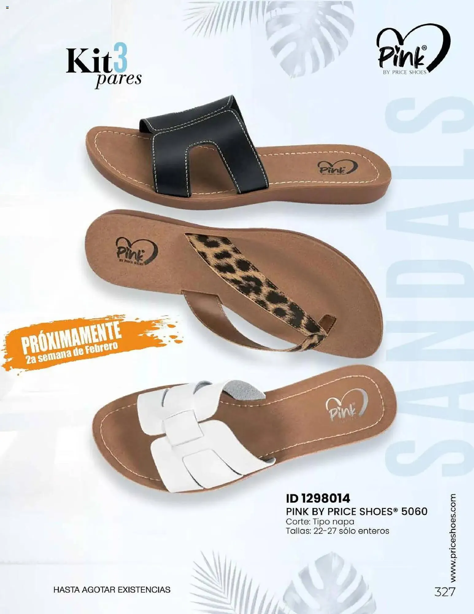 Catálogo de Catálogo Price Shoes 31 de enero al 1 de enero 2027 - Pagina 327