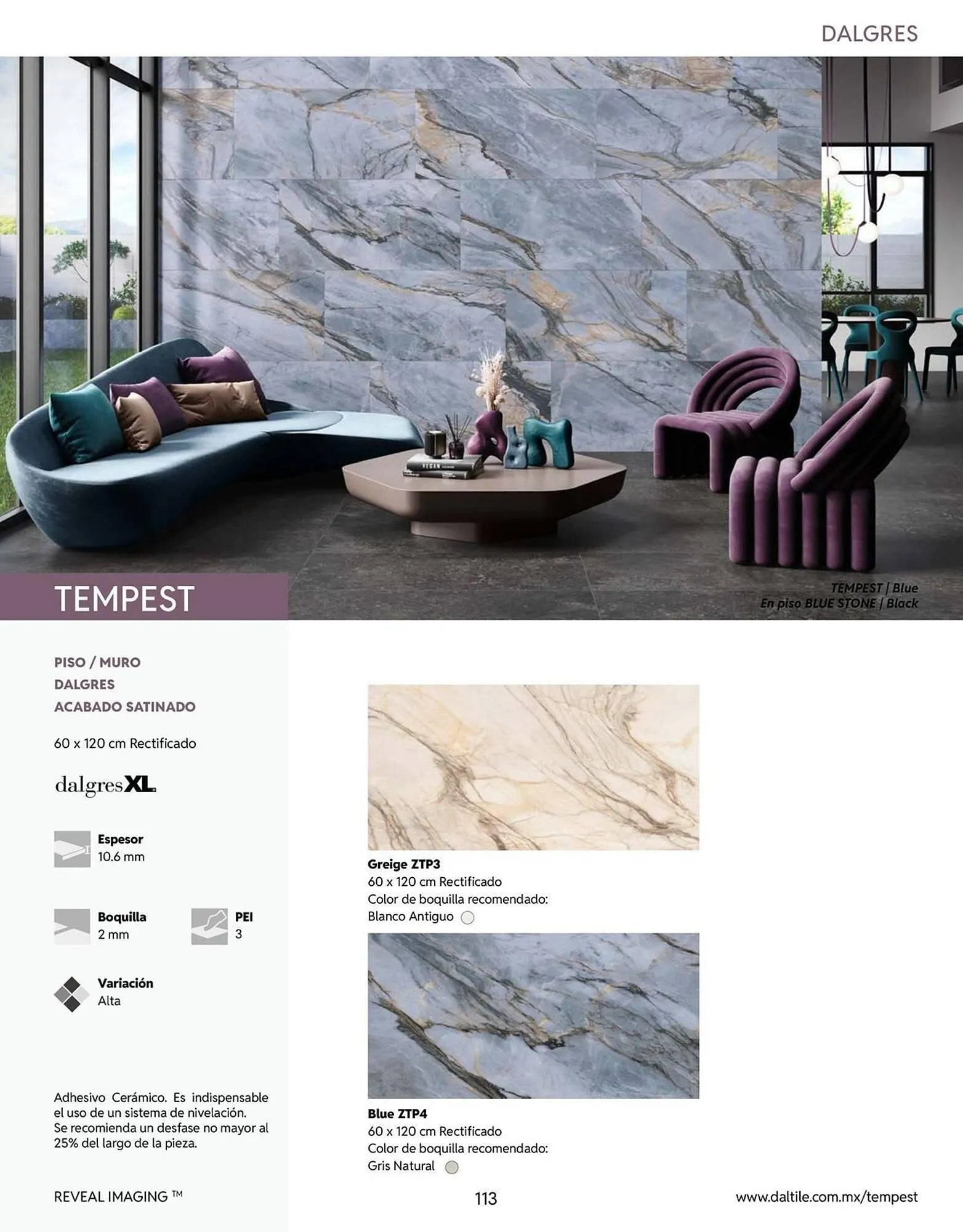 Catálogo de Catálogo Daltile 13 de enero al 31 de diciembre 2026 - Pagina 113