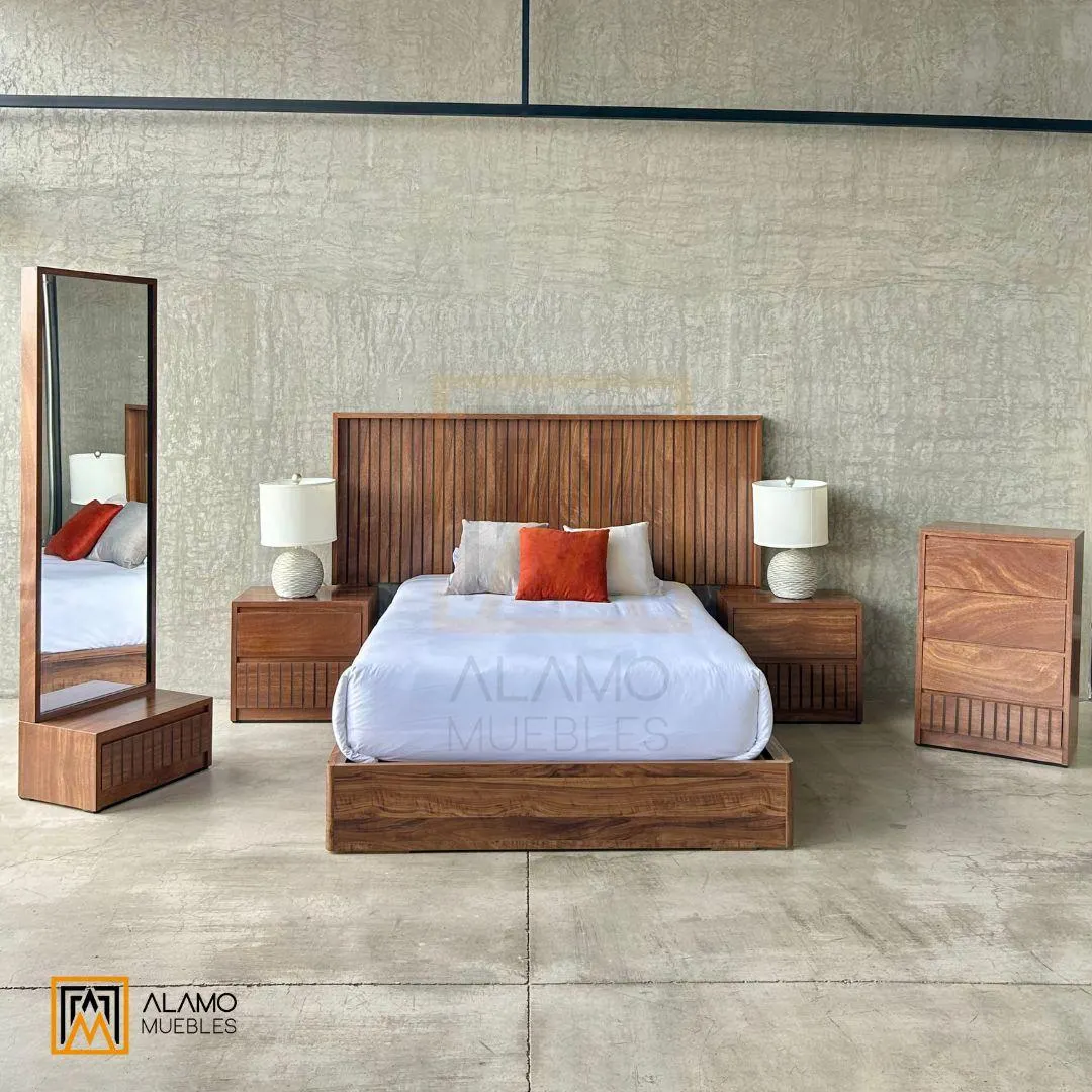 Recámara Portugal 6 piezas Matrimonial