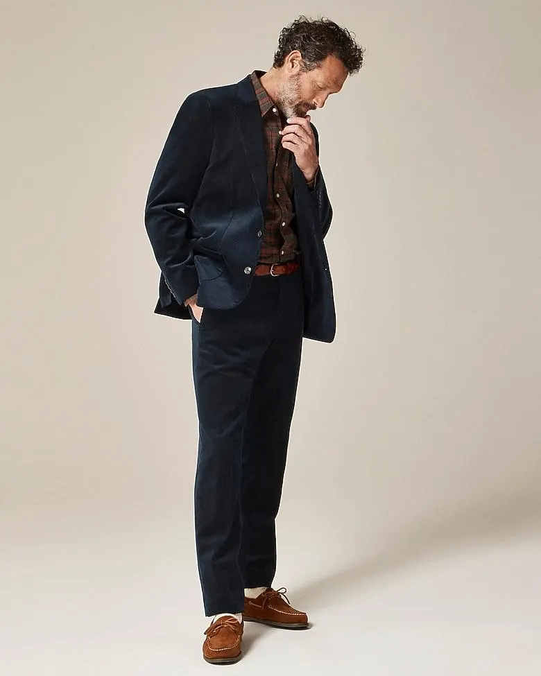 Ludlow Slim-fit suit jacket in Italian corduroy