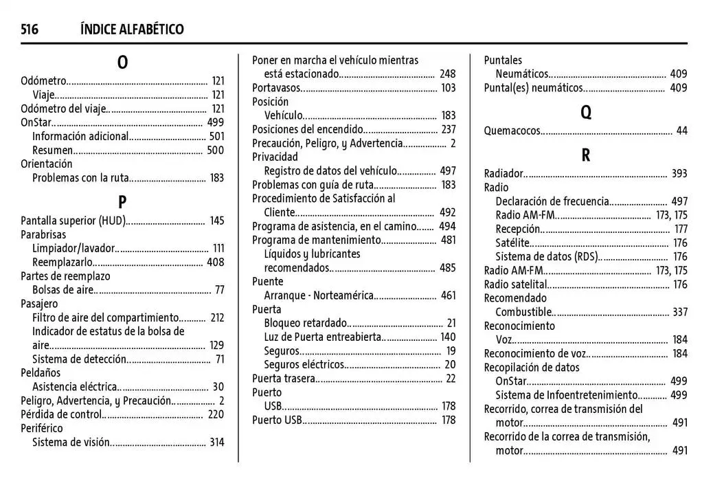 Catálogo de Cheyenne 2025 Manual del propietario 22 de enero al 31 de diciembre 2025 - Pagina 517