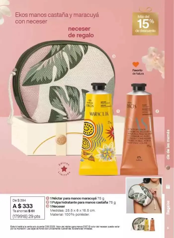 Catálogo de Regalos Natura Día de la Madre 2025 14 de mayo al 31 de mayo 2025 - Pagina 6
