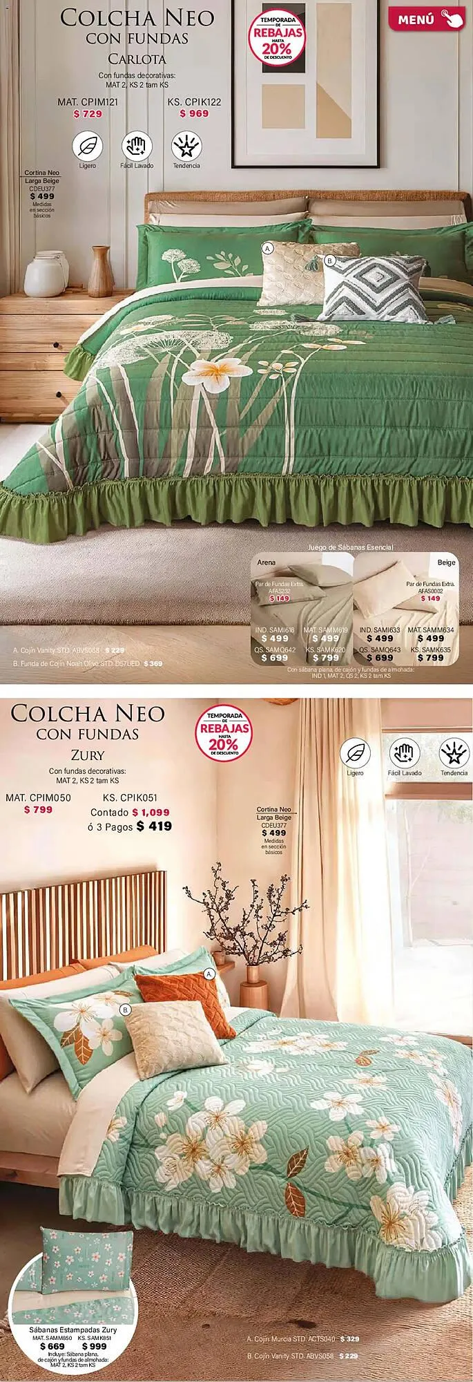 Catálogo de Catálogo Colchas Concord 1 de febrero al 2 de mayo 2026 - Pagina 79